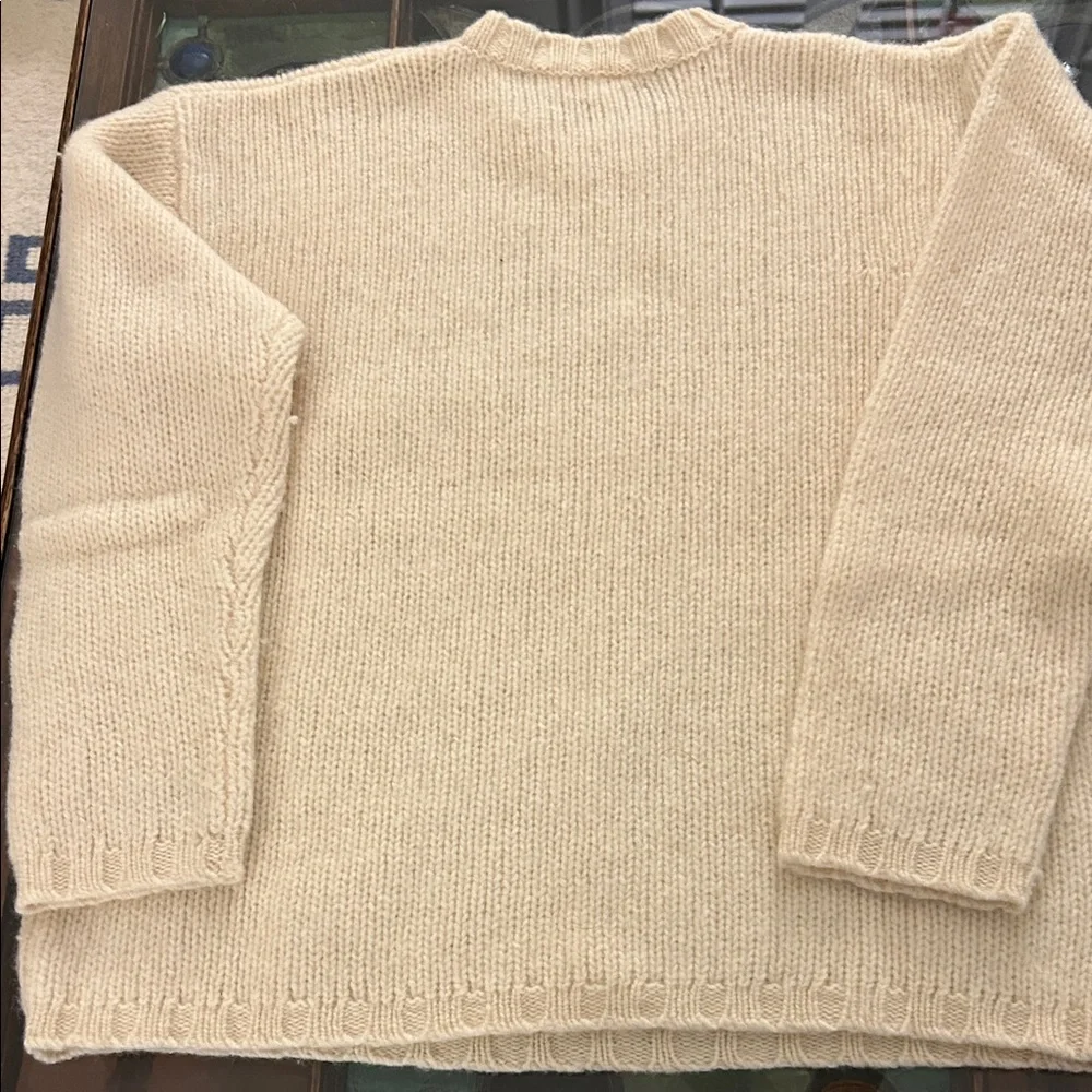 J.Crew Beige Knit Pullover Vintage J. Crew